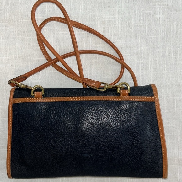 Vintage Dooney & Bourke Crossbody Deep Navy Blue - Picture 4 of 8